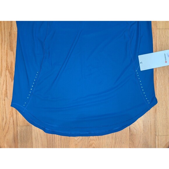 Lululemon Authentic Sculpt Tank Top Size 14 Perforated Symphony Blue $58 NWT - Picture 2 of 5